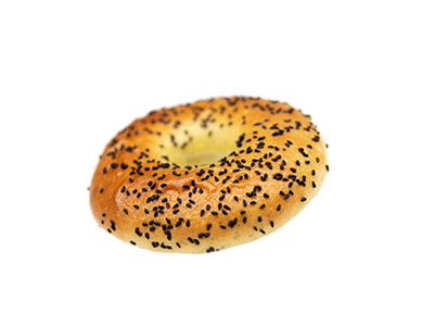 sesame & nigella bagel